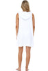 SLEEVELESS ZIP FRONT HOODIE W/ PATCH POCKETS - TERRY
